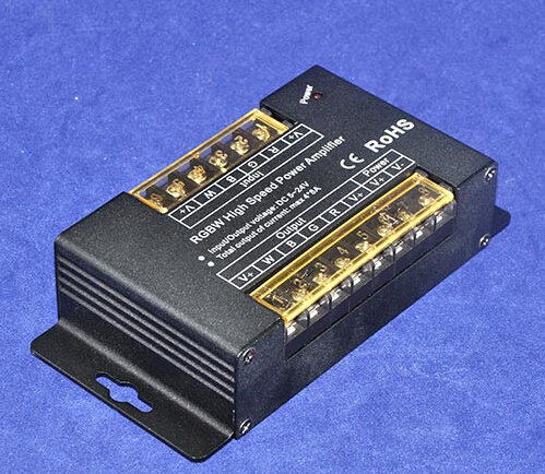 (image for) DC5V-24V LED RGBW High Speed Large Current Power Amplifier For LED Strip DC5V